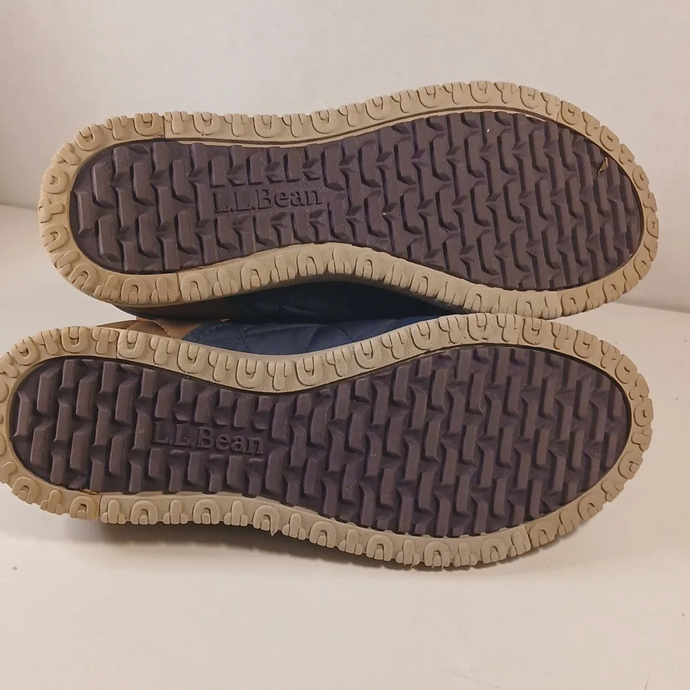 LL Bean Womens Ultralight Primaloft All Westher Water Resistant Slip Ons Sz 8 M